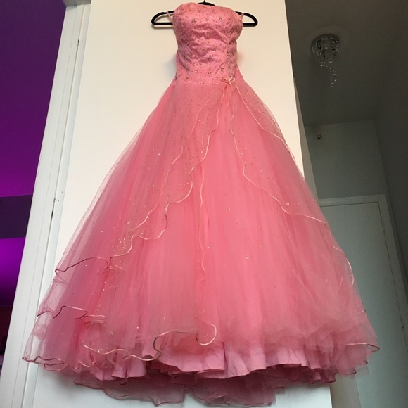 Mori Lee Dresses & Skirts - Mori Lee Pink Prom or Quinces Gown
